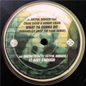 Artful Dodger Feat Craig David & Robbie Craig / Dreem Teem Vs Artful Dodger - What Ya Gonna Do / It Aint Enough download free
