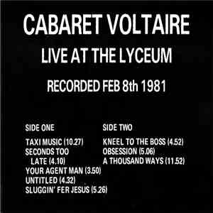 Cabaret Voltaire - Live At The Lyceum download free