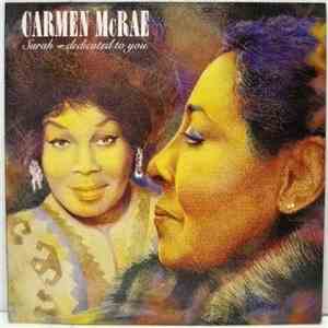 Carmen McRae - Sarah - Dedicated To You download free
