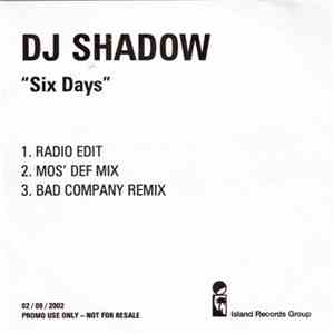 DJ Shadow - Six Days download free