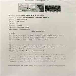 grooveman Spot a.k.a. DJ Kou-G - [ Eternal Development ] Remixes Part.5 download free