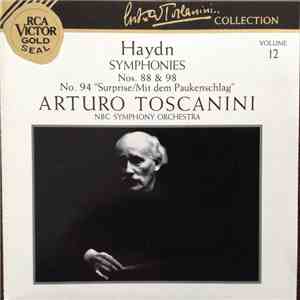 Haydn, Arturo Toscanini, NBC Symphony Orchestra - Symphonies Nos. 88 & 98 No. 94 "Surprise/Mit dem Paukenschlag" download free