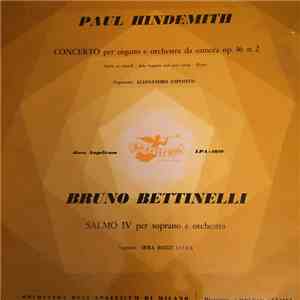 Hindemith, Bettinelli - Paul Hindemith Concerto For Organ & Chamber Orchestra Op. 46 No. 2; Bruno Bettinelli Salmo IV For Soprano And Orchestra download free Hindemith, Bettinelli - Paul Hindemith Concerto For Organ & Chamber Orchestra Op. 46 No. 2; Bruno Bettinelli Salmo IV For Soprano And Orchestra download mp3 flac