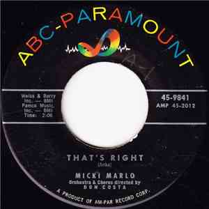 Micki Marlo - That's Right download free