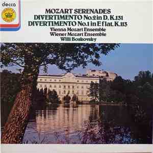 Mozart, Willi Boskovsky, Wiener Mozart Ensemble - Serenades Divertimento No.2 In D, K. 131 / Divertimento No.1 In E Flat, K. 113 download free