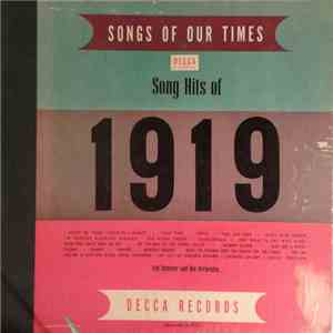 Ted Straeter And His Orchestra - Songs Of Our Times - Song Hits Of 1919 download free